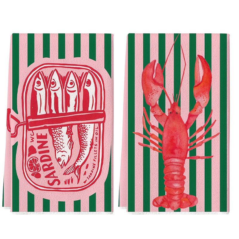 Home Cooking Cookbook - 2Pcs, American Retro Striped Sardine Can