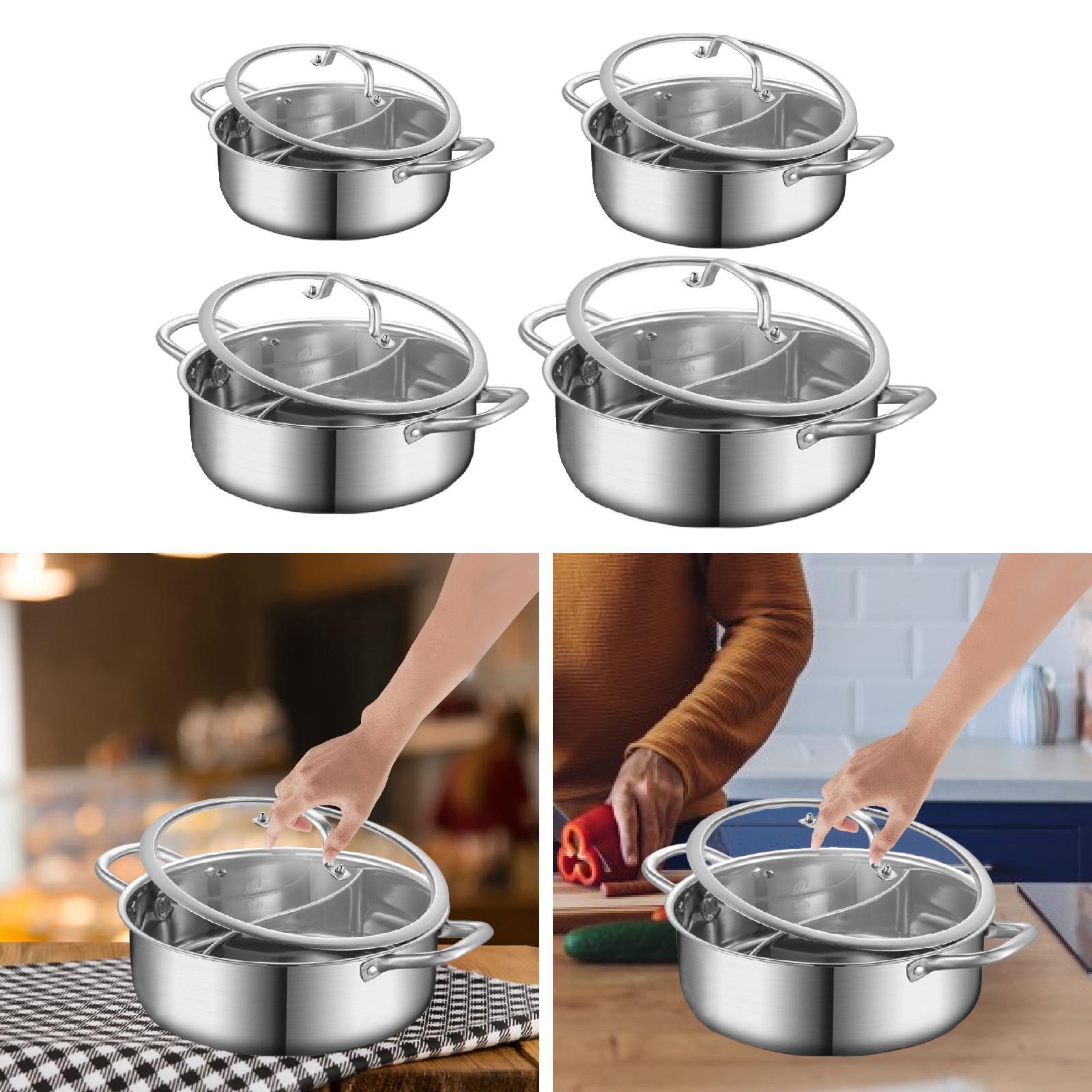 Hot Pot with Divider Gas Stock - Home Cooking Gas 评论和价格