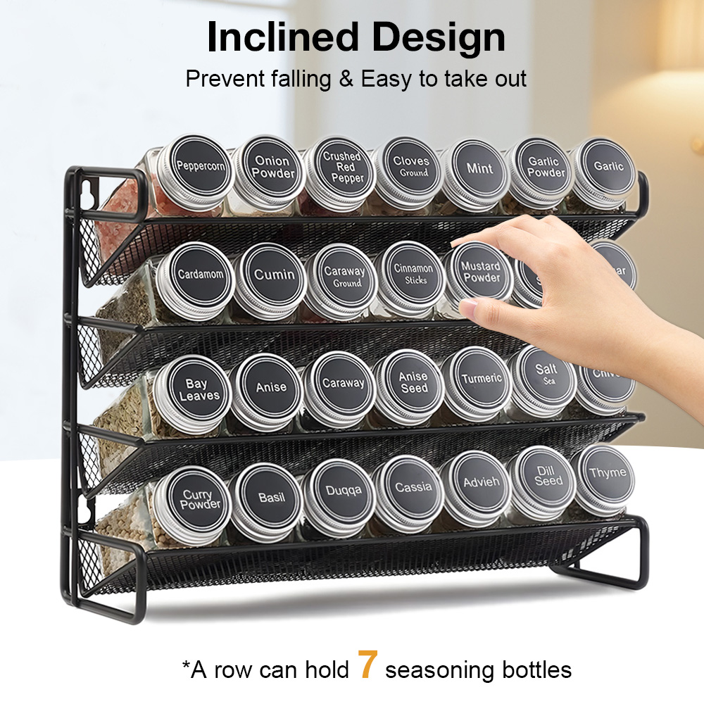 4 Tier Kitchen Spice Rack Cupb - Home Cooking Recipes 评论和价格