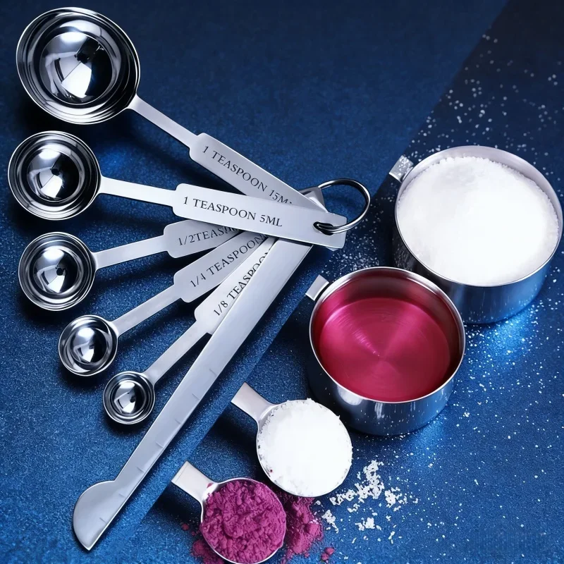 Stackable Stainless Steel Meas - Home Cooking Cookbook 评论和价格